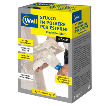 WALL stucco in polvere per esterni ideale per muro 