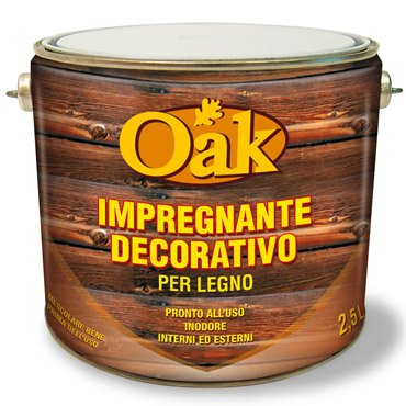 OAK impregnante decorativo e protettivo per legno 13 tinte